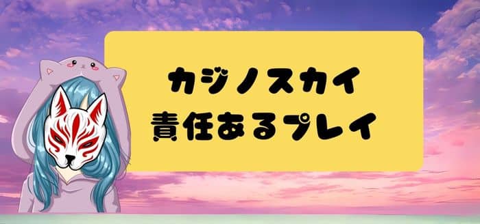 カジノスカイ責任あるプレイ